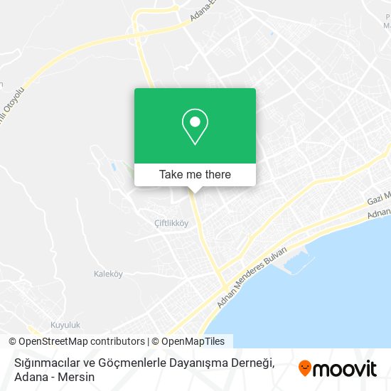 Sığınmacılar ve Göçmenlerle Dayanışma Derneği map