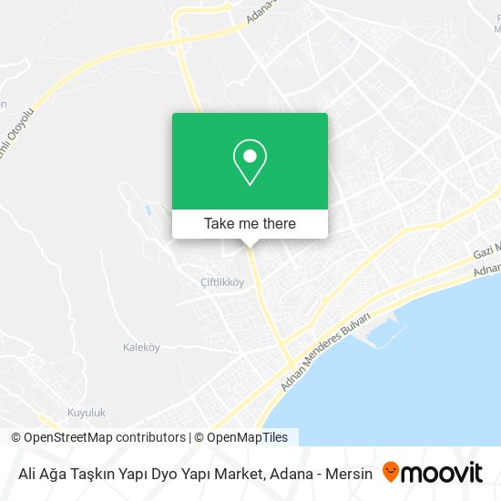 Ali Ağa Taşkın Yapı Dyo Yapı Market map