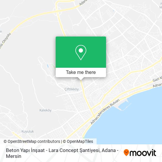 Beton Yapı İnşaat - Lara Concept Şantiyesi map