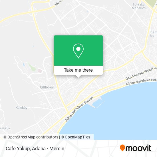 Cafe Yakup map