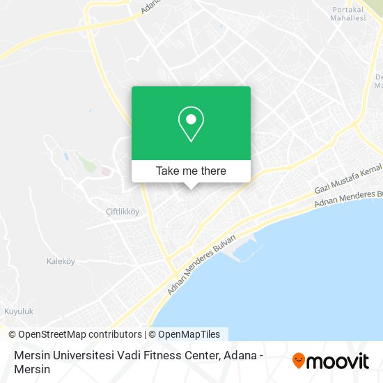 Mersin Universitesi Vadi Fitness Center map