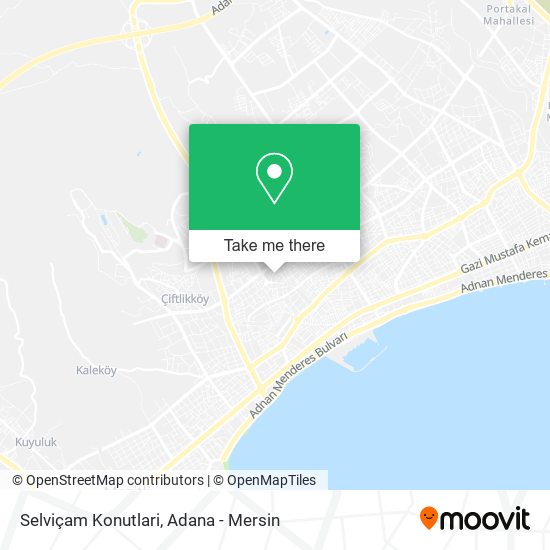 Selviçam Konutlari map