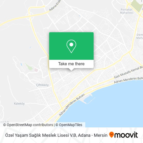 Özel Yaşam Sağlık Meslek Lisesi V.B map