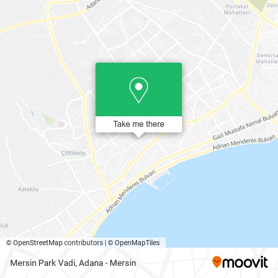 Mersin Park Vadi map