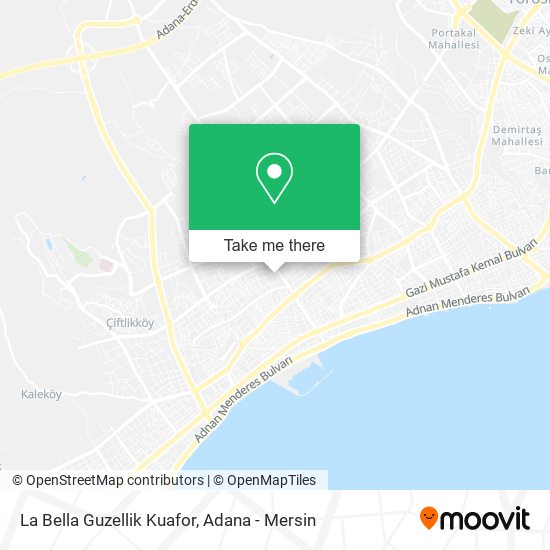 La Bella Guzellik Kuafor map