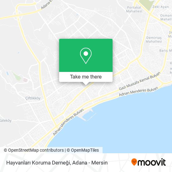 Hayvanları Koruma Derneği map