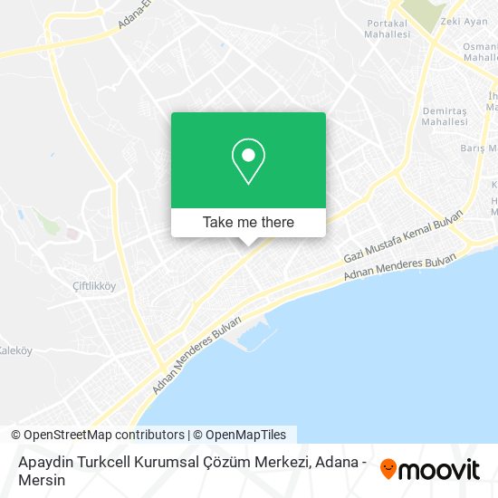 Apaydin Turkcell Kurumsal Çözüm Merkezi map