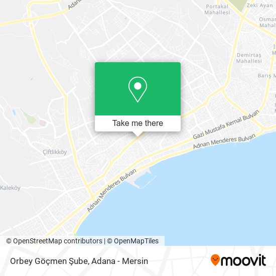 Orbey Göçmen Şube map