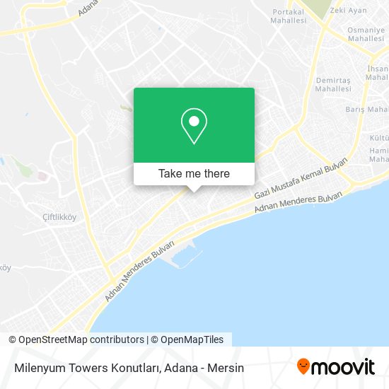 Milenyum Towers Konutları map