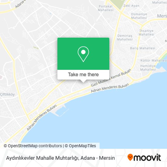 Aydınlıkevler Mahalle Muhtarlığı map