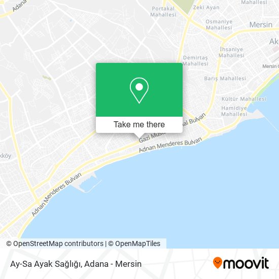 Ay-Sa Ayak Sağlığı map