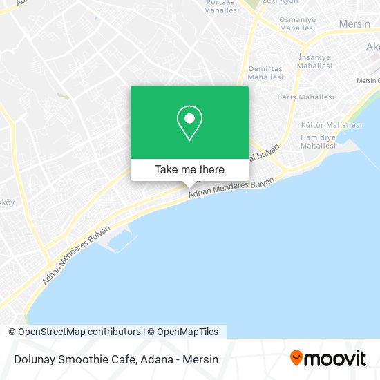 Dolunay Smoothie Cafe map