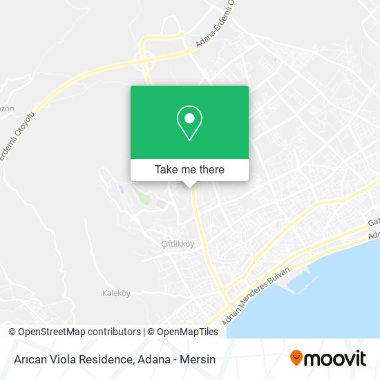 Arıcan Viola Residence map
