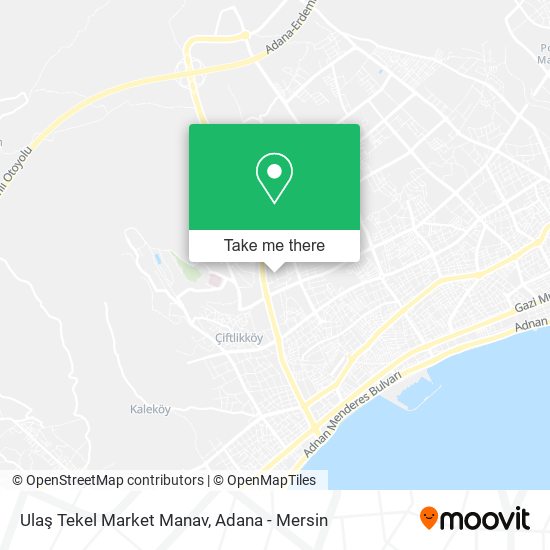 Ulaş Tekel Market Manav map