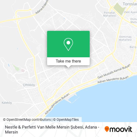 Nestle & Perfetti Van Melle Mersin Şubesi map