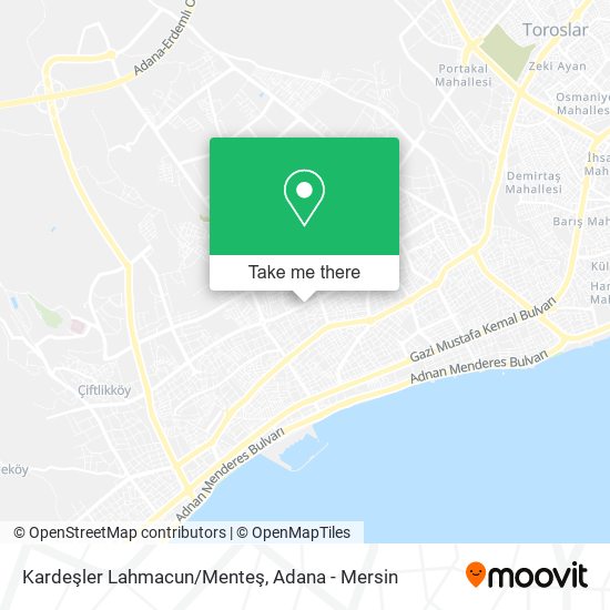 Kardeşler Lahmacun/Menteş map