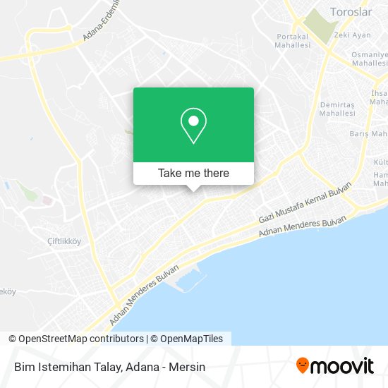 Bim Istemihan Talay map