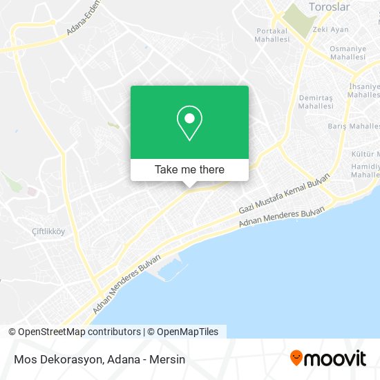 Mos Dekorasyon map