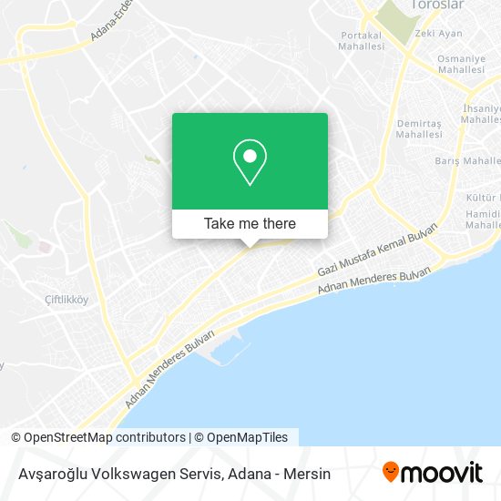 Avşaroğlu Volkswagen Servis map