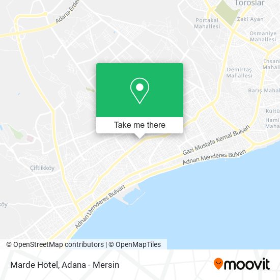 Marde Hotel map