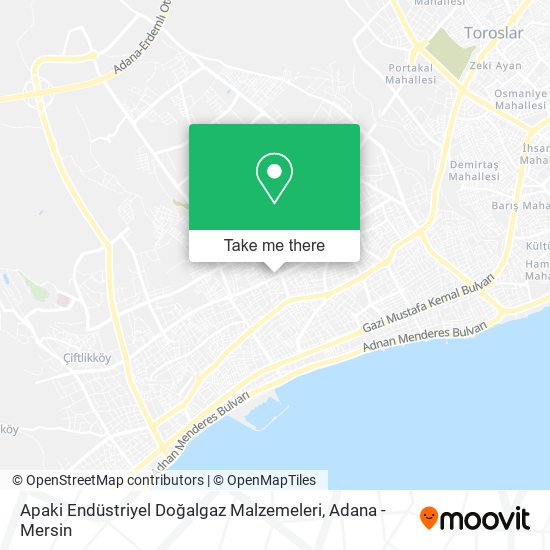 Apaki Endüstriyel Doğalgaz Malzemeleri map