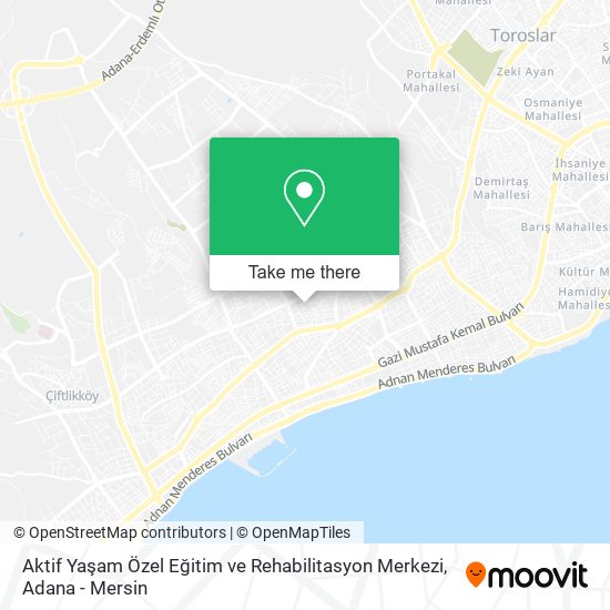 Aktif Yaşam Özel Eğitim ve Rehabilitasyon Merkezi map