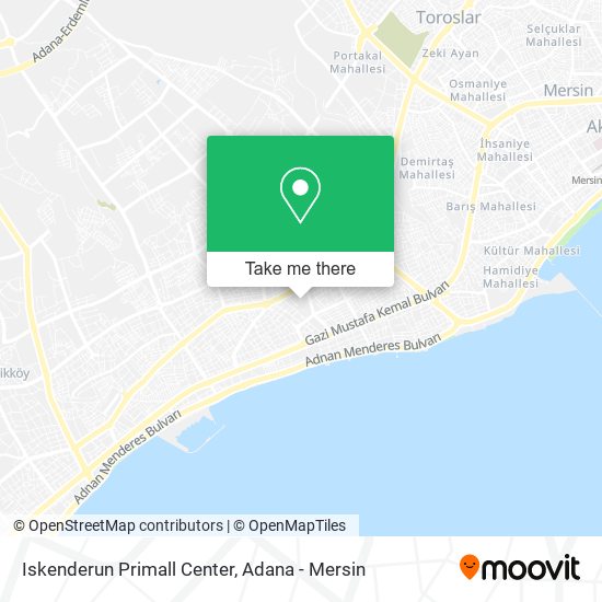 Iskenderun Primall Center map