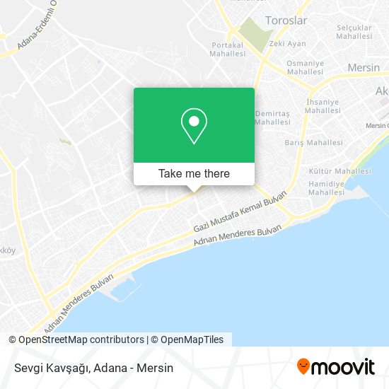 Sevgi Kavşağı map