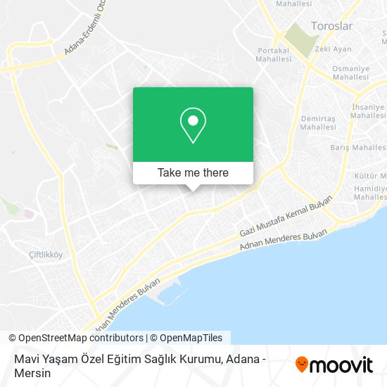 Mavi Yaşam Özel Eğitim Sağlık Kurumu map