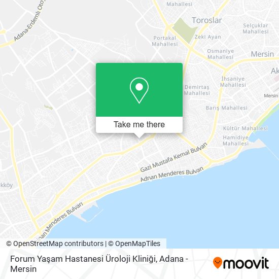 Forum Yaşam Hastanesi Üroloji Kliniği map
