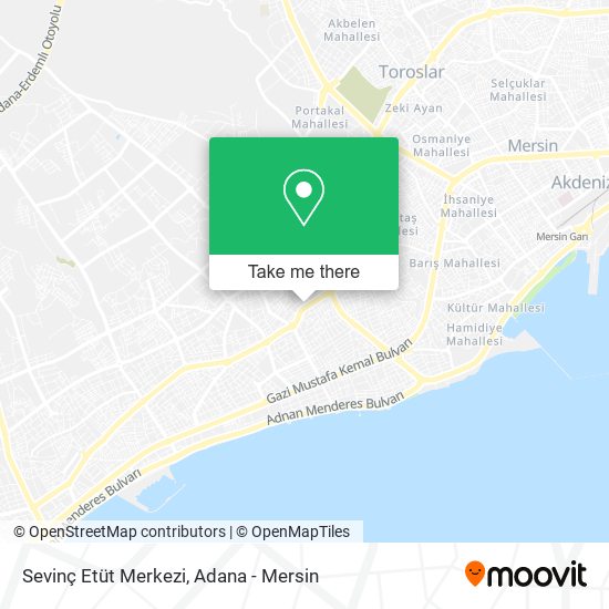 Sevinç Etüt Merkezi map