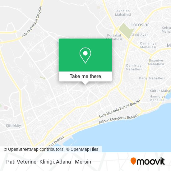 Pati Veteriner Kliniği map