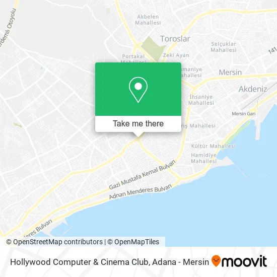 Hollywood Computer & Cinema Club map