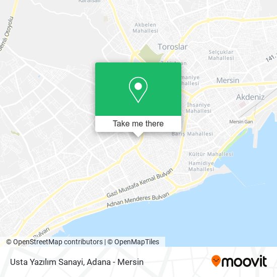 Usta Yazılım Sanayi map