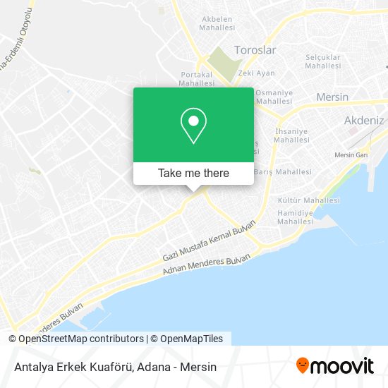 Antalya Erkek Kuaförü map