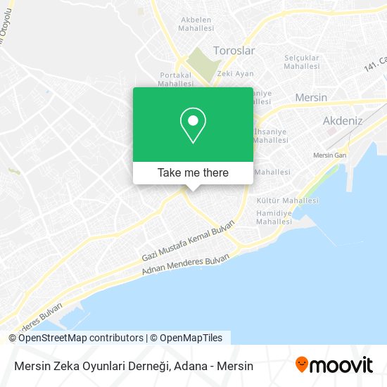 Mersin Zeka Oyunlari Derneği map