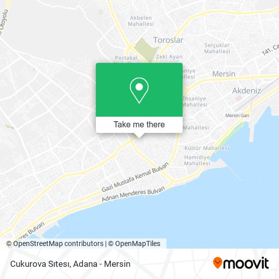 Cukurova Sıtesı map