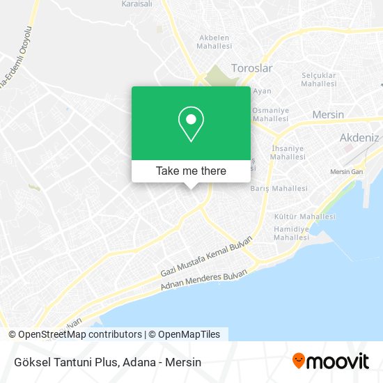 Göksel Tantuni Plus map