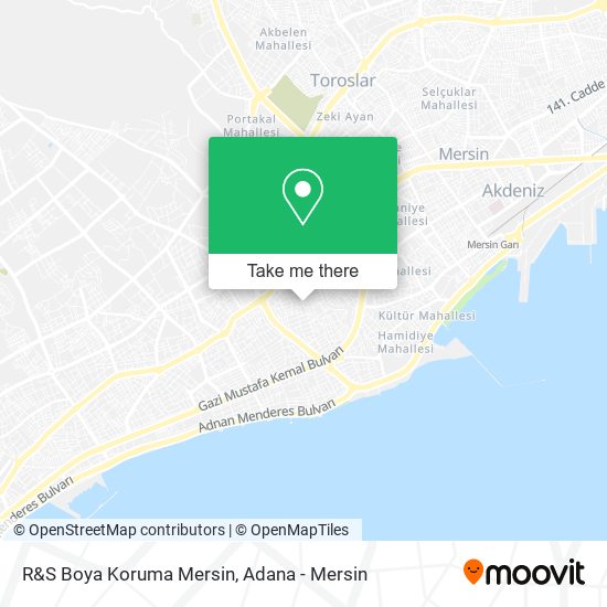 R&S Boya Koruma Mersin map