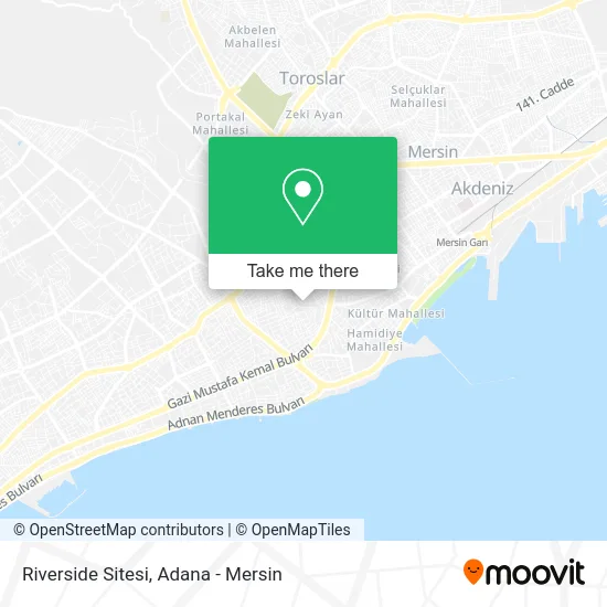 Riverside Sitesi map