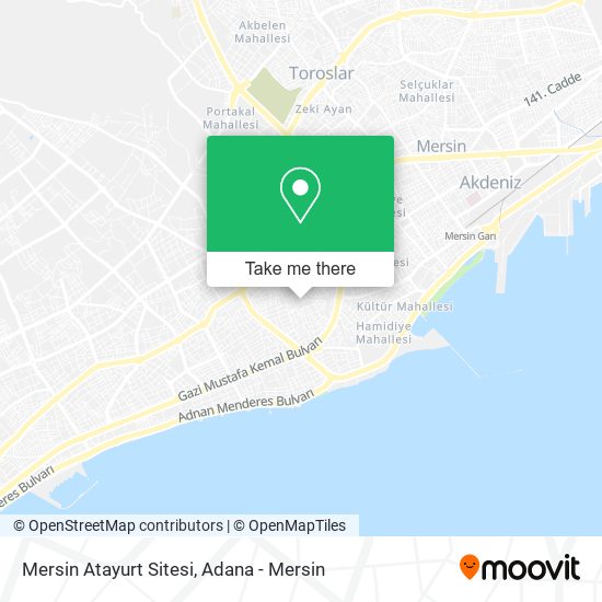 Mersin Atayurt Sitesi map