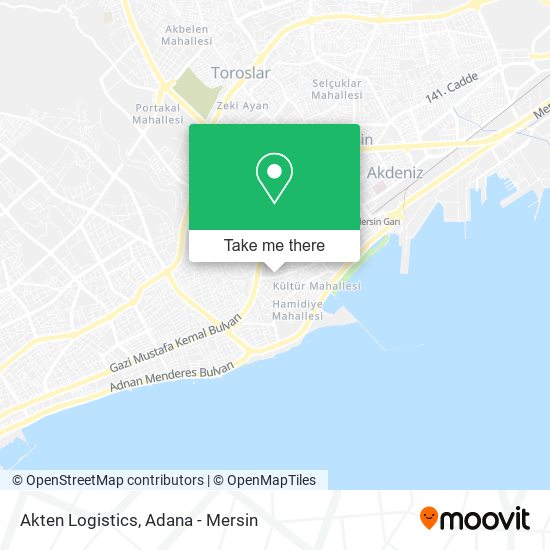 Akten Logistics map