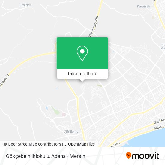 Gökçebeln Iklokulu map