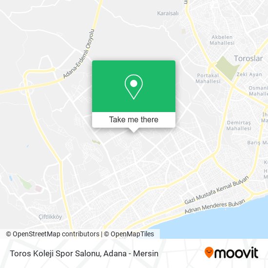 Toros Koleji Spor Salonu map