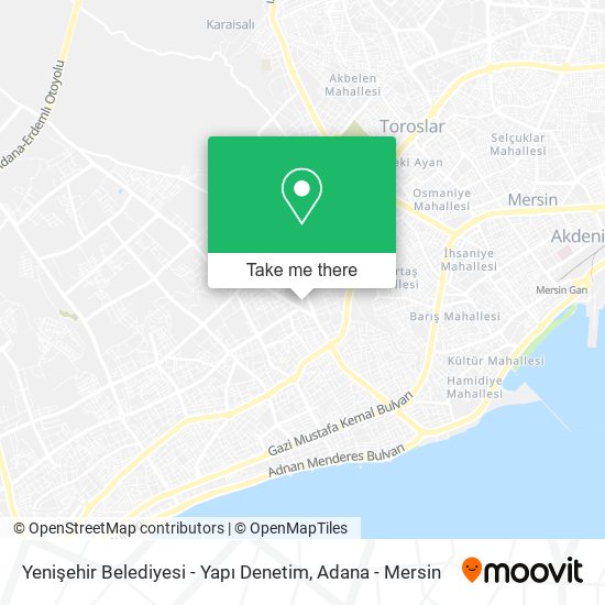 Yenişehir Belediyesi - Yapı Denetim map