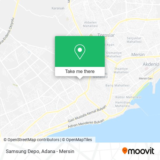 Samsung Depo map