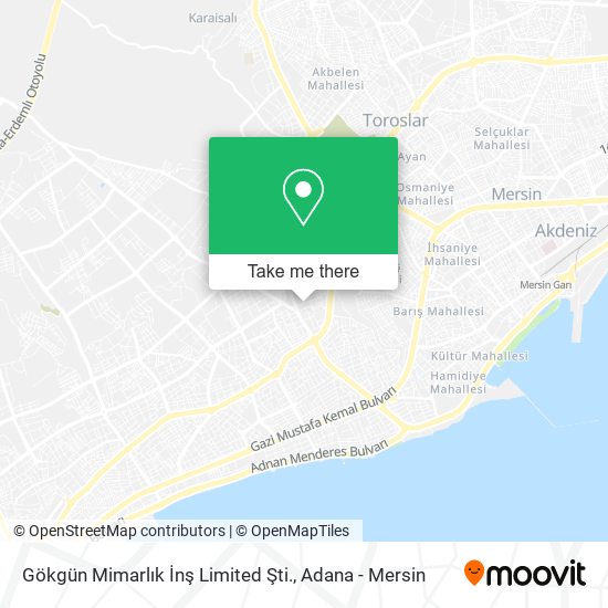 Gökgün Mimarlık İnş Limited Şti. map