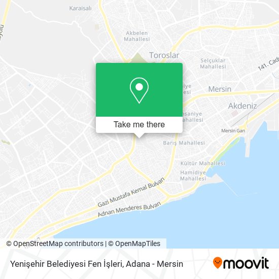 Yenişehir Belediyesi Fen İşleri map