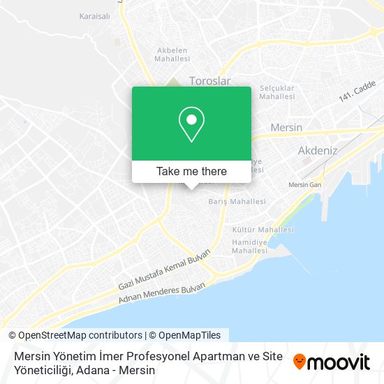 Mersin Yönetim İmer Profesyonel Apartman ve Site Yöneticiliği map
