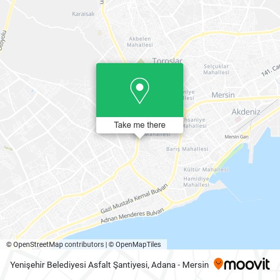 Yenişehir Belediyesi Asfalt Şantiyesi map
